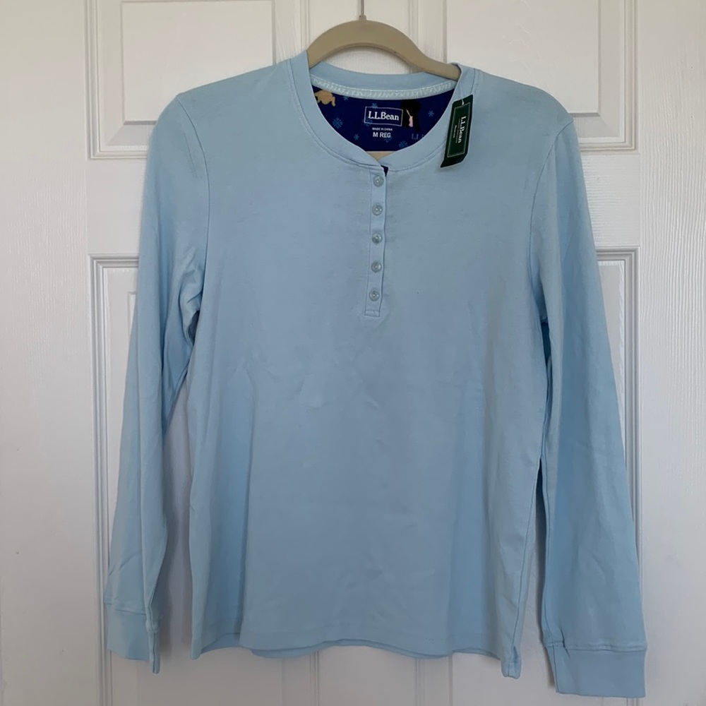 Brand New - L.L.Bean Long Sleeved Sleep Shirt
